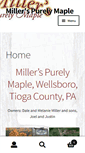 Mobile Screenshot of millersmaple.com